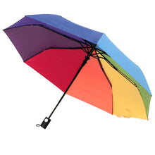Load image into Gallery viewer, Parquet Compact Telescopic Auto-Open Umbrella – 12" Travel Size, Wind-Resistant