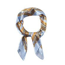 Load image into Gallery viewer, Satin Polyester Rococo Print Scarf