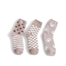 Load image into Gallery viewer, Ladies Fuzzy Socks - 3 Pairs Set