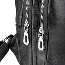 Load image into Gallery viewer, Vegan Leather Crossbody Sling Bag W/ Adjustable Strap