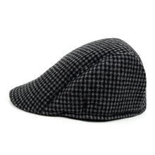 Load image into Gallery viewer, Westend Fall/Winter Charcoal Checkered Pattern Ivy Hat