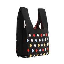 Load image into Gallery viewer, Nollia Multicolor Polka Dot Mini Knit Tote Bag