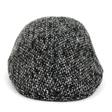 Load image into Gallery viewer, Westend Black & White Speckled Weave Textured Ivy Hat – Fall/Winter