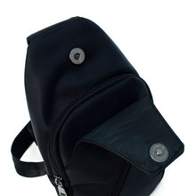 Load image into Gallery viewer, Large Crossbody Sling Bag Backpack - Spacious Design - Adjustable Strap - Black