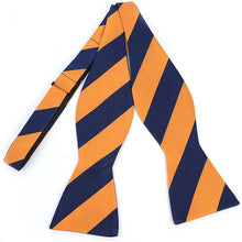 Load image into Gallery viewer, Umo Lorenzo Men's Silk Woven Freestyle College Bow Tie – 26 Color Options