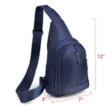 Load image into Gallery viewer, Silky Nylon Crossbody Sling Bag with Inner Padding