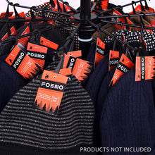 Load image into Gallery viewer, Black Metal Rotating Display Rack with 5 Tiers & Wheels – Adjustable Hat, Glove & Sock Organizer