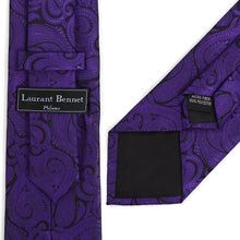 Load image into Gallery viewer, Laurant Bennet Microfiber Poly Woven Tie – 25 Color Options