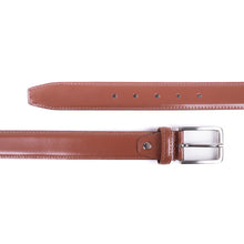 Load image into Gallery viewer, Umo Lorenzo Men's Genuine Leather Dress Belt – Cognac, 10 Sizes (30–48)