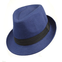 Load image into Gallery viewer, Westend Spring/Summer Solid Trilby Fedora Hat – Lightweight Cotton Blend | Multiple Colors