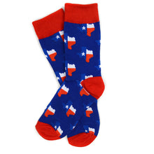 Load image into Gallery viewer, Women's Texas State Flag Novelty Socks
