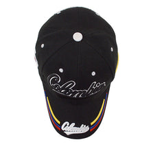 Load image into Gallery viewer, Colombia Black 3D Embroidered Baseball Cap, Hat EBC10306