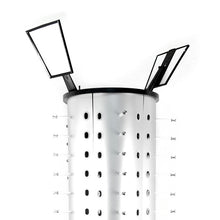 Load image into Gallery viewer, Rotating Countertop Sunglasses Display Rack – Holds 36 Pairs with Dual Adjustable Mirrors