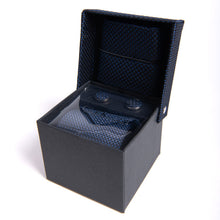 Load image into Gallery viewer, Clericci 12pc Men's Tie, Hanky & Cufflink Set in Premium Fabric Box – Coordinated Accessory Collection