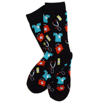 Load image into Gallery viewer, Women's Doctor & Nurse Pattern Novelty Socks