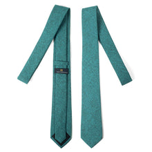 Load image into Gallery viewer, Umo Lorenzo Men's 100% Cotton Solid Slim Neckties – 2.5" Width