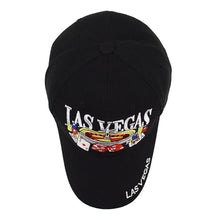 Load image into Gallery viewer, Parquet Las Vegas Black 3D Embroidered Baseball Cap