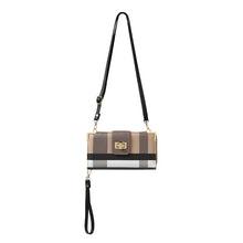 Load image into Gallery viewer, Nollia Ladies Tartan Wallet on String – Crossbody Wallet with Detachable Strap