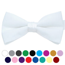 Load image into Gallery viewer, Feraricci Promotional Poly Satin Banded Bow Tie – 2.25" | 19 Colors