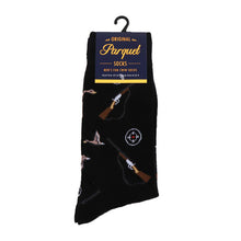 Load image into Gallery viewer, Parquet Men’s Hunting Pattern Crew Socks
