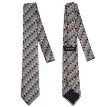 Load image into Gallery viewer, Parquet Poker Card Suits Pattern Novelty Tie – 100% Polyester
