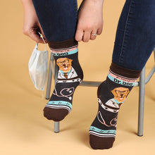 Load image into Gallery viewer, Parquet Health Care Heroes - Dr. Dog Ultra Premium Novelty Socks (Unisex)