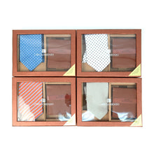 Load image into Gallery viewer, Umo Lorenzo 12pc Assorted Poly Woven Tie & Wallet Boxed Sets