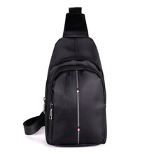 Load image into Gallery viewer, Nylon Crossbody Sling Bag - Adjustable Strap, Multi-Compartment - Black & Navy