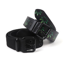 Load image into Gallery viewer, Parquet 6pk Men's PU Graphic Marijuana + Canvas Grommet Belt Set – 12 Total Belts