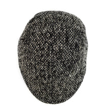 Load image into Gallery viewer, Westend Black & White Speckled Weave Textured Ivy Hat – Fall/Winter