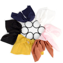 Load image into Gallery viewer, Nollia Ladies Solid Color Ribbon Hair Tie