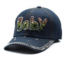 Load image into Gallery viewer, Nollia 12-Piece Assorted Bling Studs Denim Caps – Random Styles