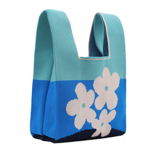 Load image into Gallery viewer, Nollia You Only Live Once Floral Pattern Mini Knit Tote Bag