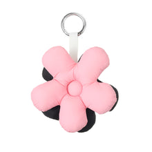 Load image into Gallery viewer, Puffy Reversible Flower Bag Charm