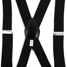 Load image into Gallery viewer, Umo Lorenzo Men’s Clip Suspenders – Adjustable 1 1/4" Classic Suspenders