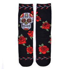 Load image into Gallery viewer, Parquet Women's Sugar Skull Novelty Socks