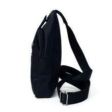 Load image into Gallery viewer, Large Crossbody Sling Bag Backpack - Spacious Design - Adjustable Strap - Black