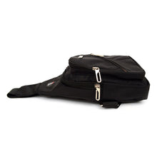 Load image into Gallery viewer, Classic Nylon Sling Bag with Zipper Compartments