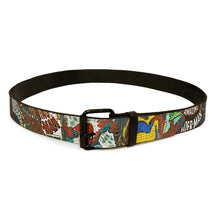 Load image into Gallery viewer, Parquet 6pk Men's PU Cartoon Graphic + Canvas Grommet Belt Set – 12 Total Belts