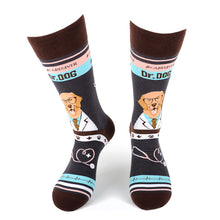 Load image into Gallery viewer, Parquet Health Care Heroes - Dr. Dog Ultra Premium Novelty Socks (Unisex)
