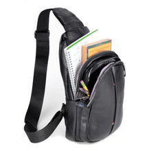 Load image into Gallery viewer, Vegan Leather Crossbody Sling Bag W/ Adjustable Strap
