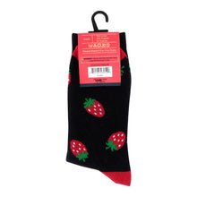 Load image into Gallery viewer, Nollia Women's Strawberry Novelty Socks