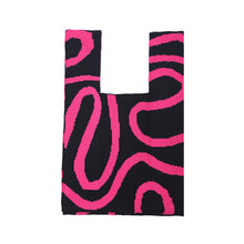Load image into Gallery viewer, Nollia Swirl Pattern Mini Knit Tote Bag