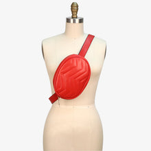 Load image into Gallery viewer, Nollia Ladies Oval Quilted Crossbody Bag