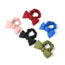 Load image into Gallery viewer, Nollia 5-Pack Fluffy Ribbon Scrunchie Set – Elegant Soft Hair Accessories