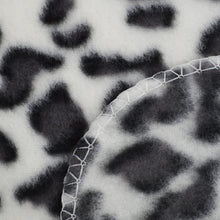 Load image into Gallery viewer, Nollia Women’s Snow Leopard Print Fleece Winter Hat, Scarf & Gloves Set