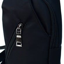 Load image into Gallery viewer, Large Crossbody Sling Bag Backpack - Spacious Design - Adjustable Strap - Black