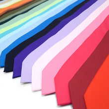 Load image into Gallery viewer, Umo Lorenzo Solid Satin Tie & Matching Hanky Set – 3.25" Poly Neck Tie