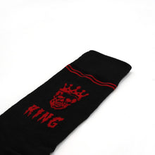 Load image into Gallery viewer, Parquet Men’s Hip-Hop King 3-Pack Novelty Crew Socks – Mixed Colors