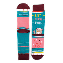 Load image into Gallery viewer, Parquet Health Care Heroes – Best Nurse Ultra Premium Socks (Unisex)